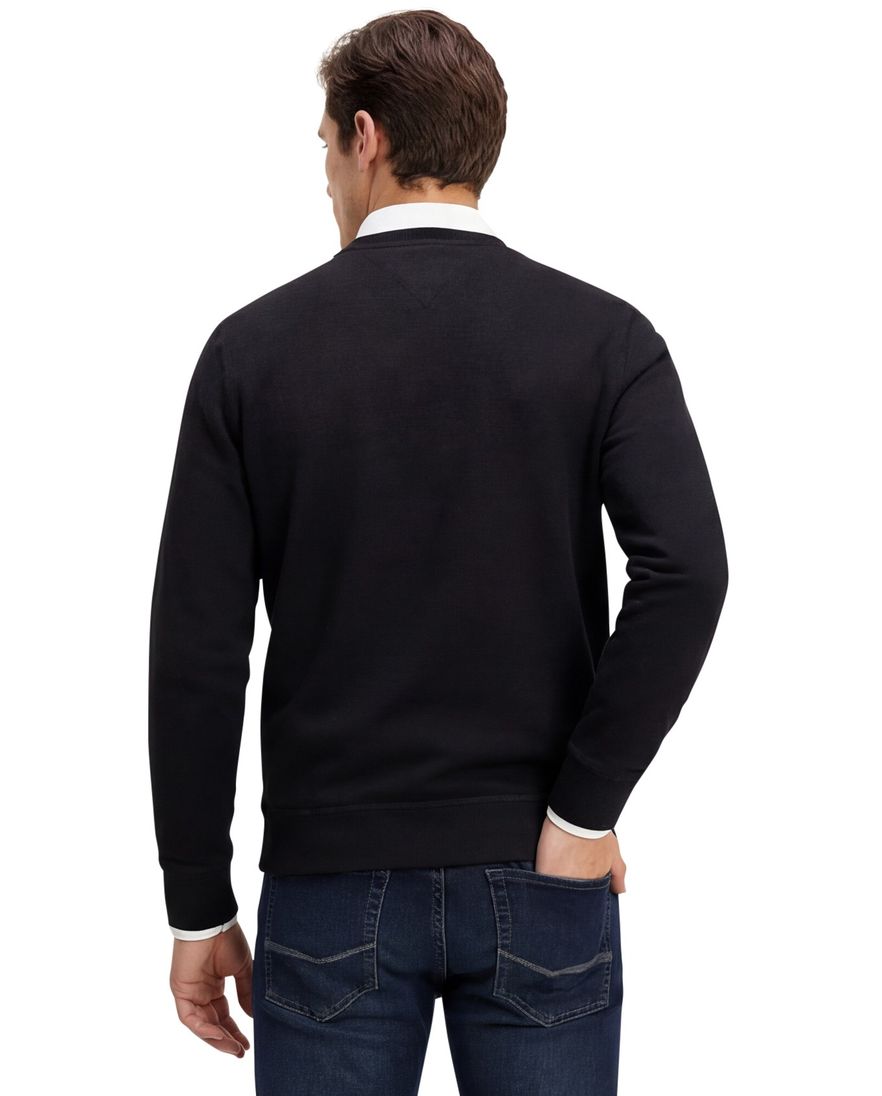 Tommy Hilfiger sweater zwart effen