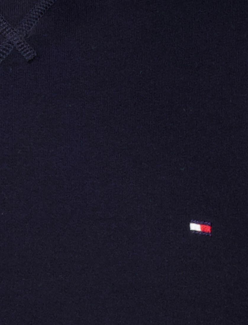 Tommy Hilfiger sweater donkerblauw fleece katoen