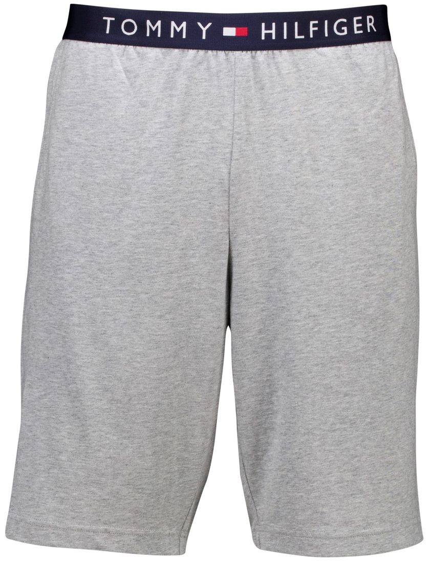 Tommy Hilfiger jersey short grijs katoen