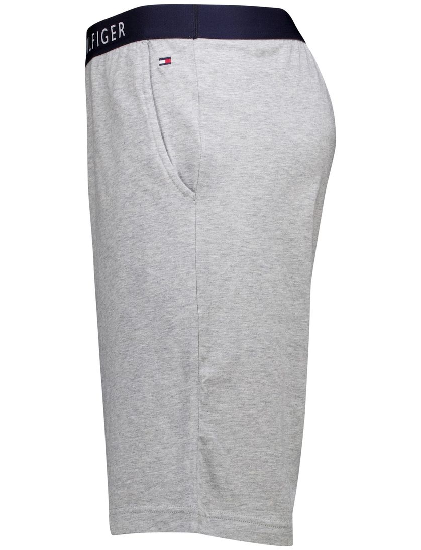 Tommy Hilfiger jersey short grijs katoen
