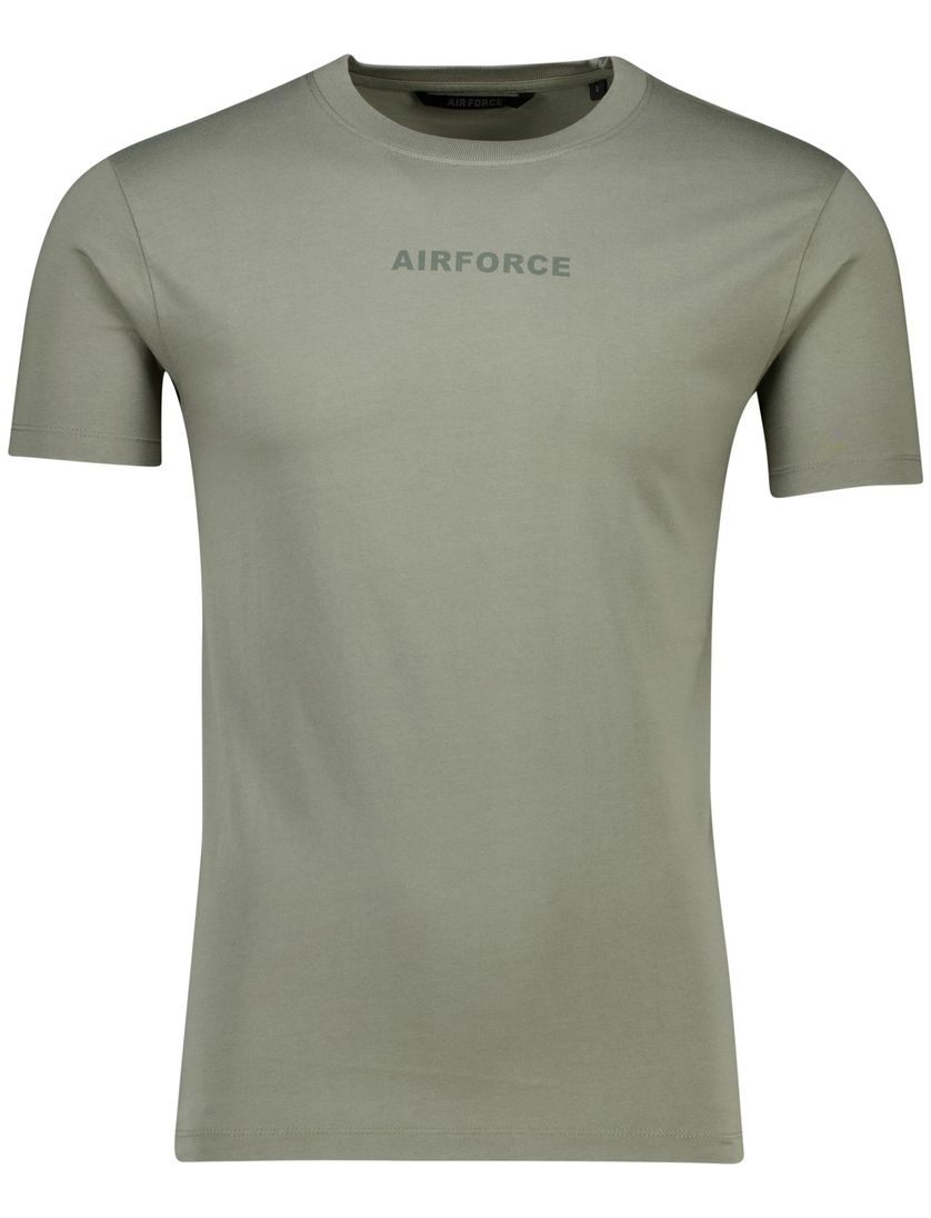 t-shirt Airforce groen
