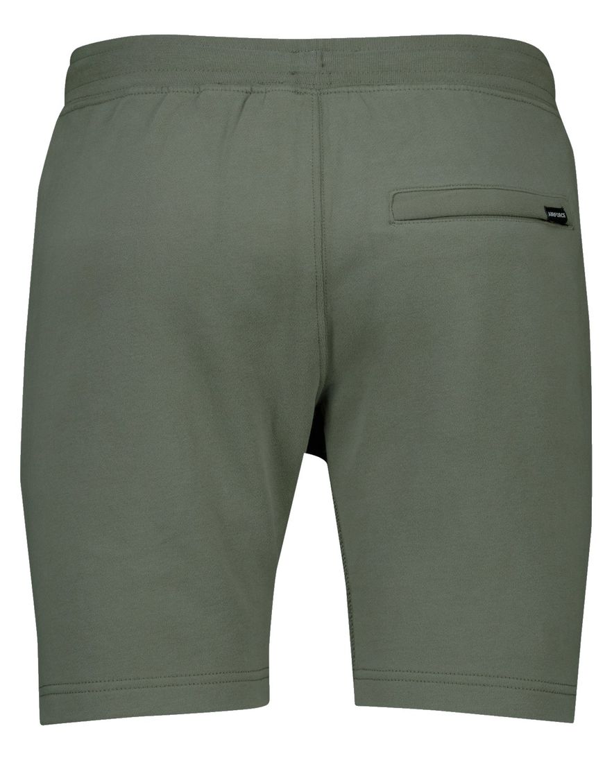 Airforce bermuda groen effen