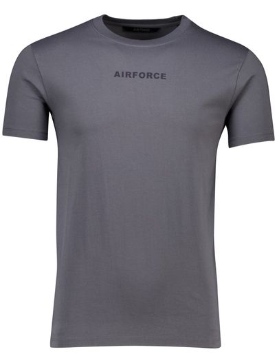 Airforce Airforce t-shirt korte mouw backprint grijs