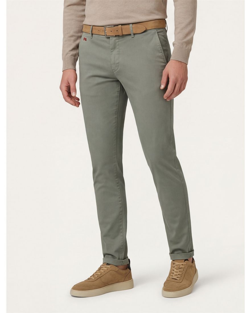 Tramarossa Luis katoenen broek groen