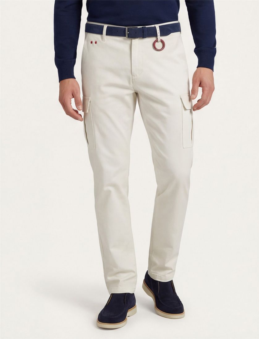 Tramarossa cargo broek wit katoen