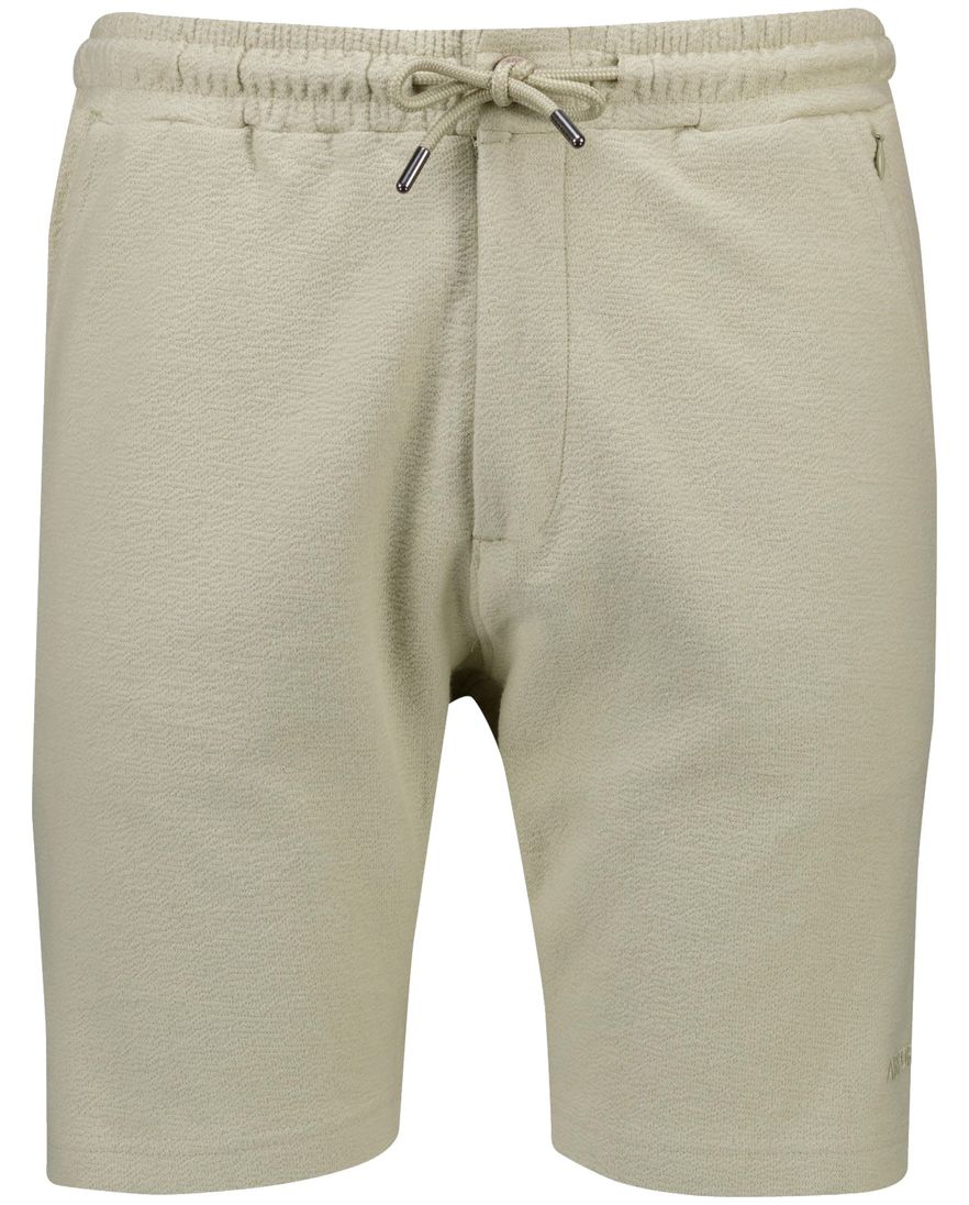 Airforce bermuda beige katoen effen