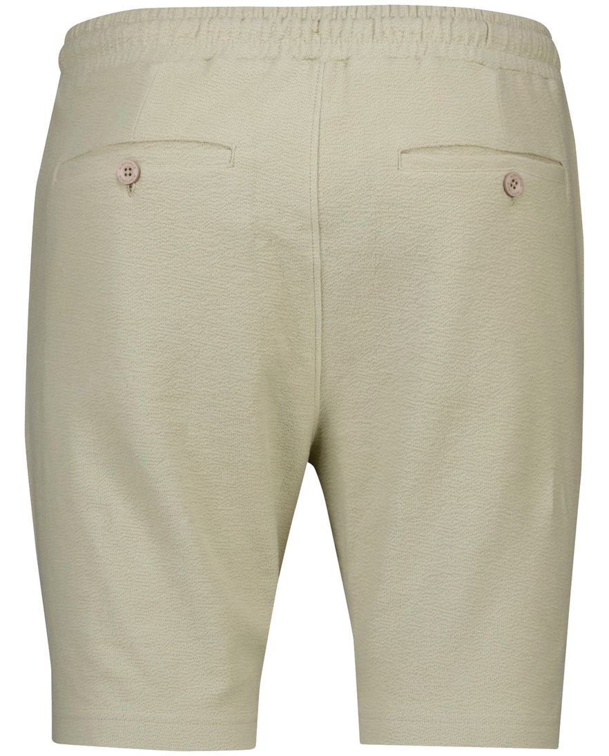 Airforce bermuda beige katoen effen