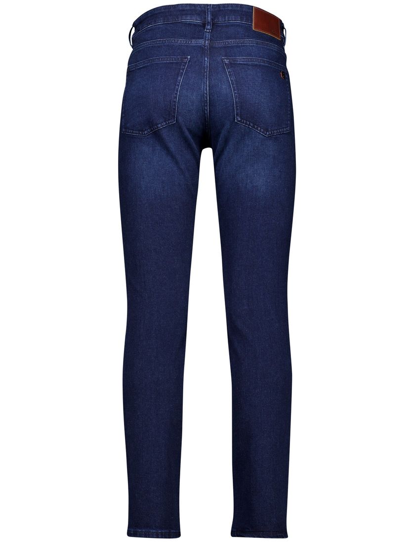 Hugo Boss jeans slim fit donker blauw 5-pocket