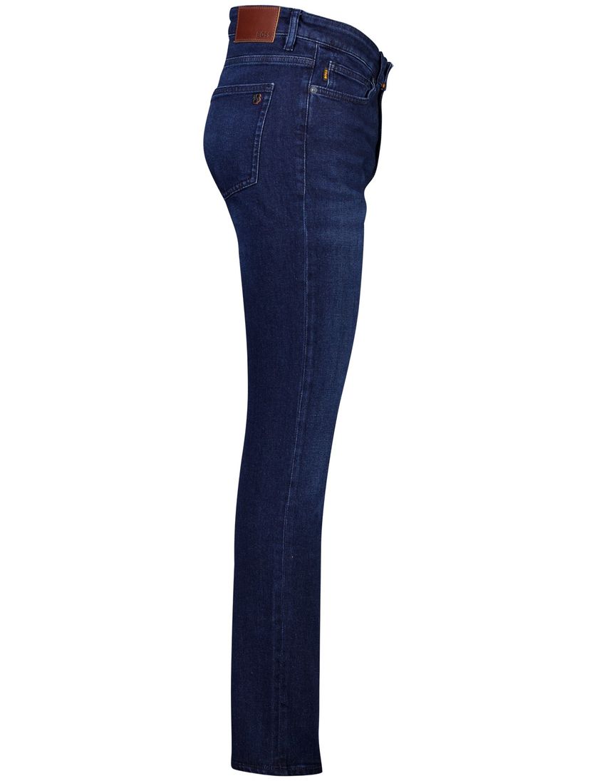 Hugo Boss jeans slim fit donker blauw 5-pocket