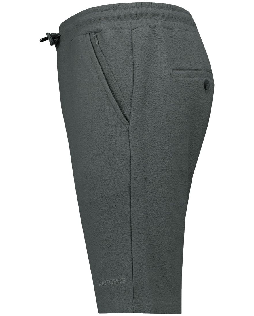 Airforce bermuda grijs katoen