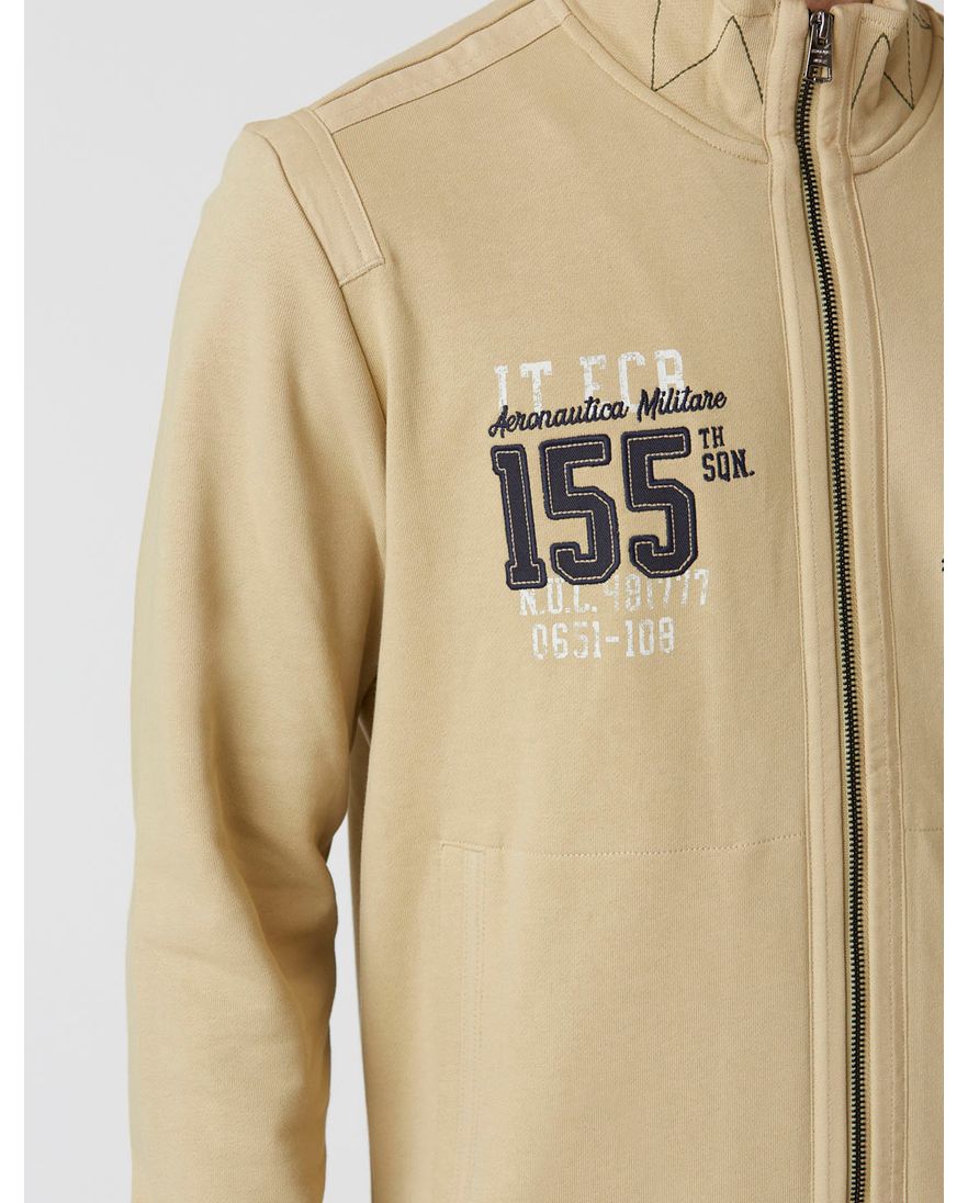 Aeronautica Militare regular fit vest beige