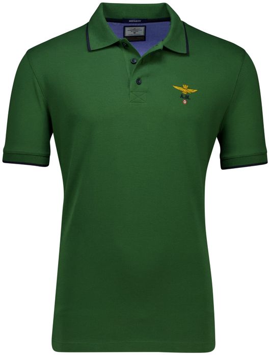 Aeronautica Militare polo groen pique