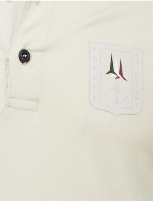 Aeronautica Militare polo regular fit creme katoen