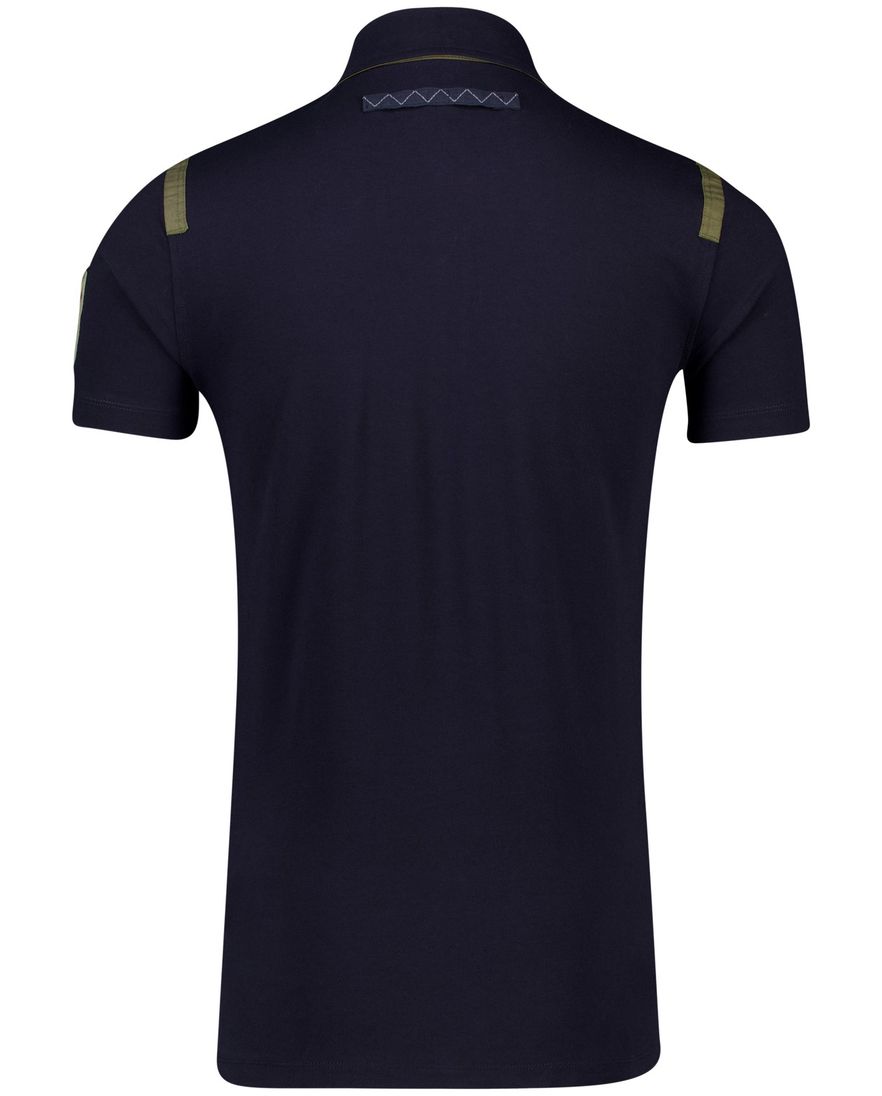Aeronautica Militare polo donkerblauw katoen