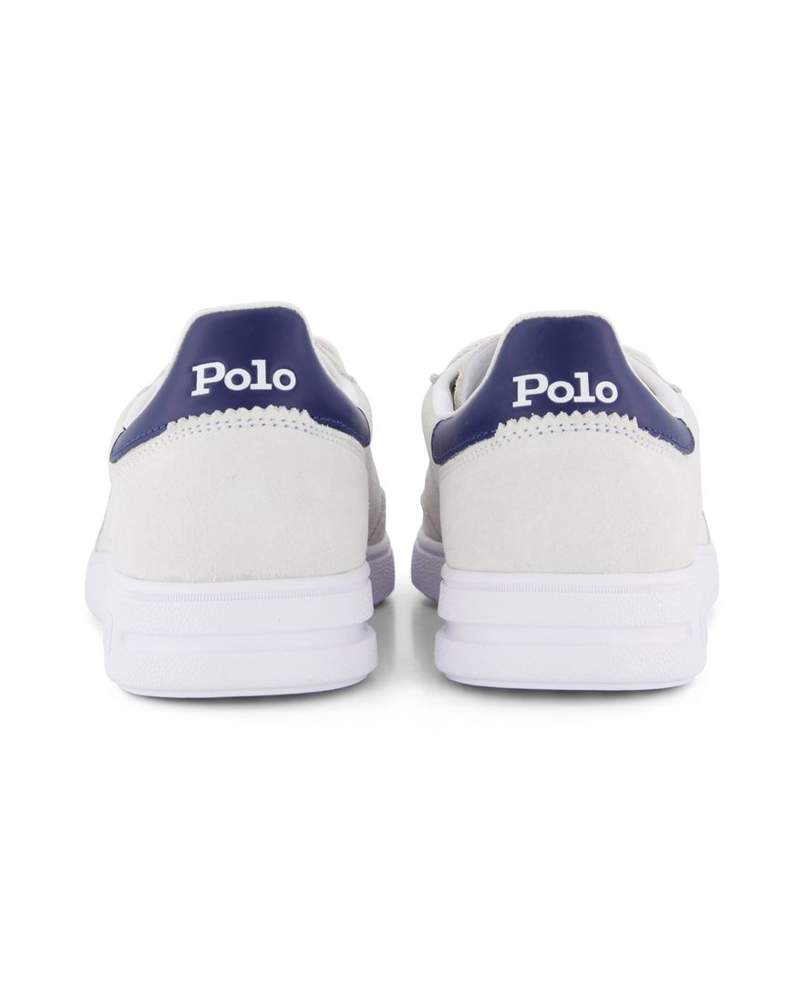 Polo Ralph Lauren sneakers wit met donkerblauw laag