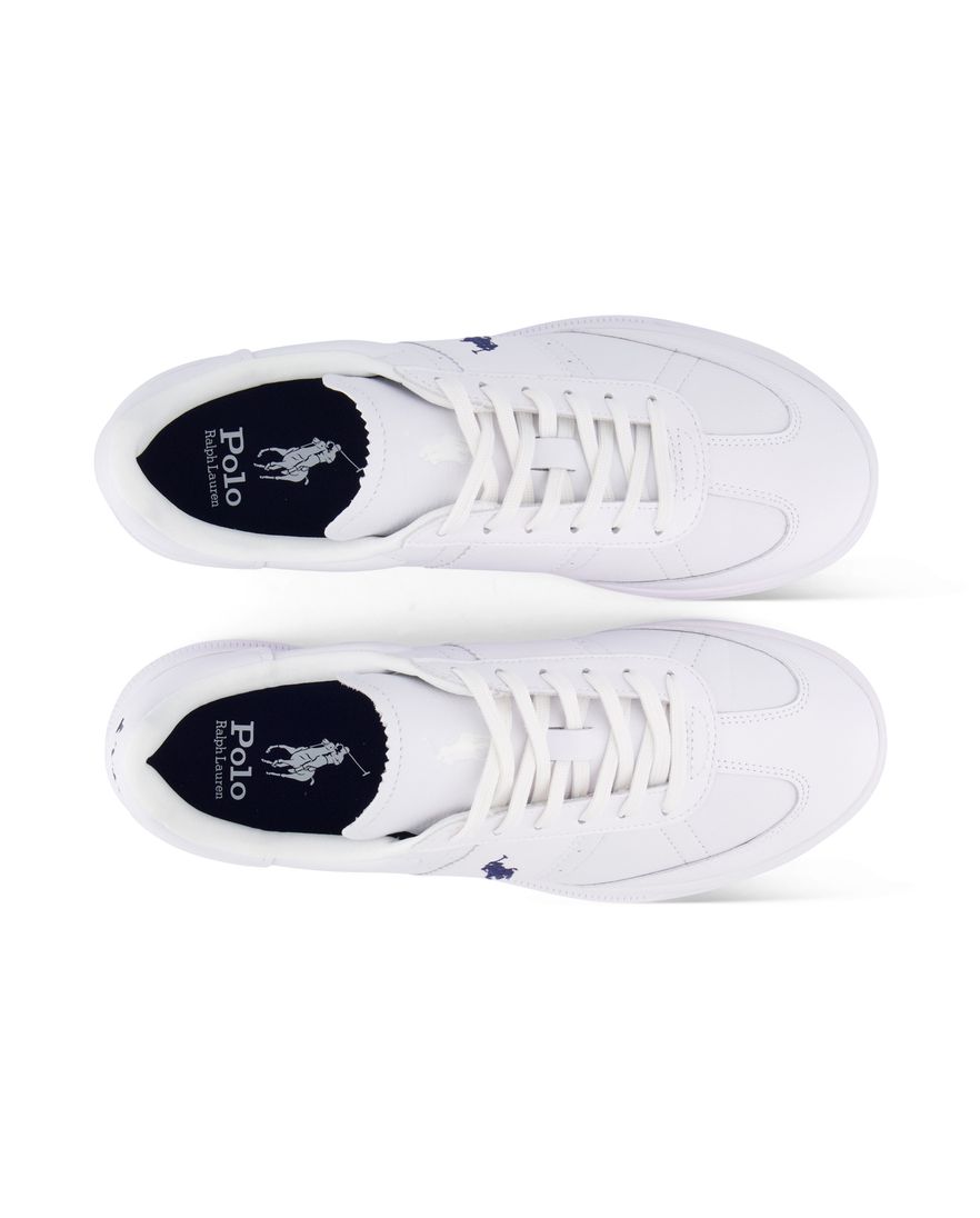 Polo Ralph Lauren lage sneakers wit effen