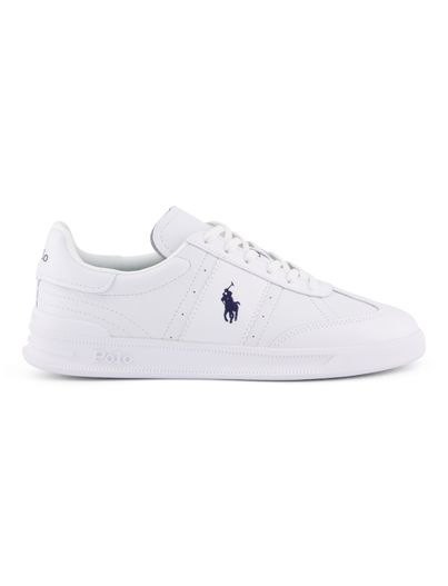 Polo Ralph Lauren Polo Ralph Lauren lage leren sneakers wit effen