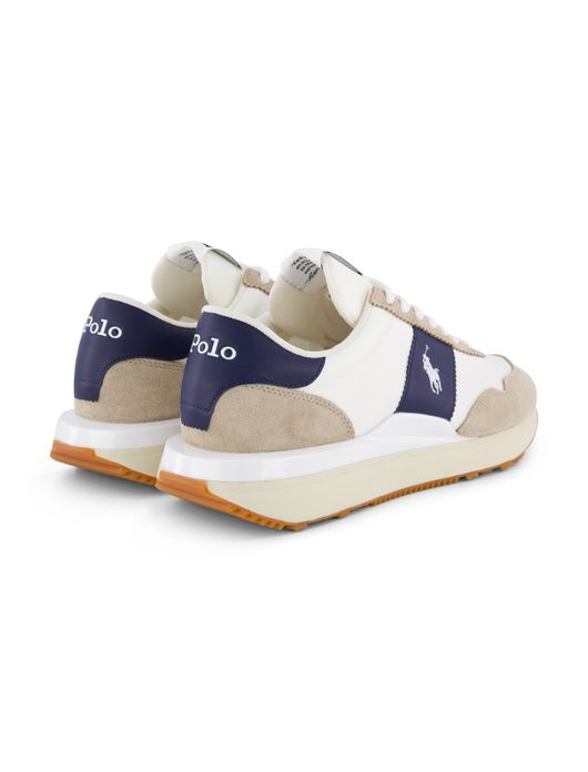 Polo Ralph Lauren sneakers wit navy en beige