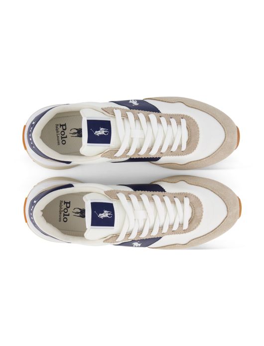 Polo Ralph Lauren sneakers wit navy en beige