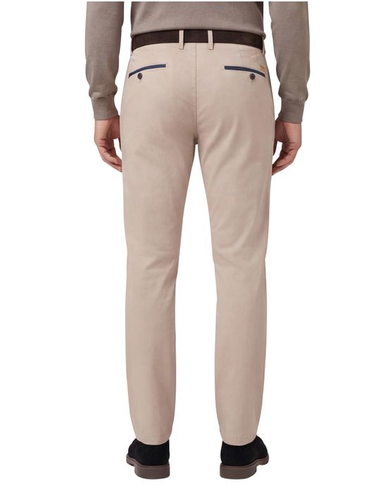 katoenen broek beige Gardeur Benny