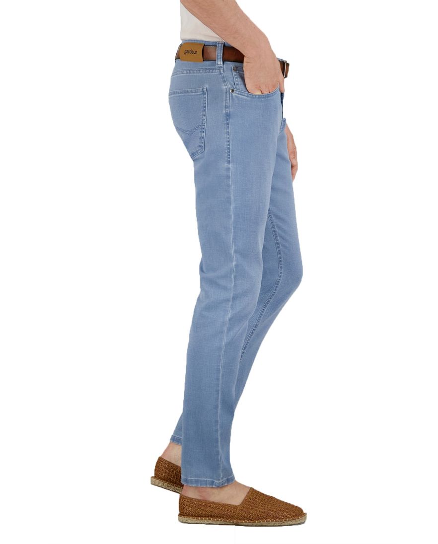 Gardeur Sandro jeans lichtblauw slim fit
