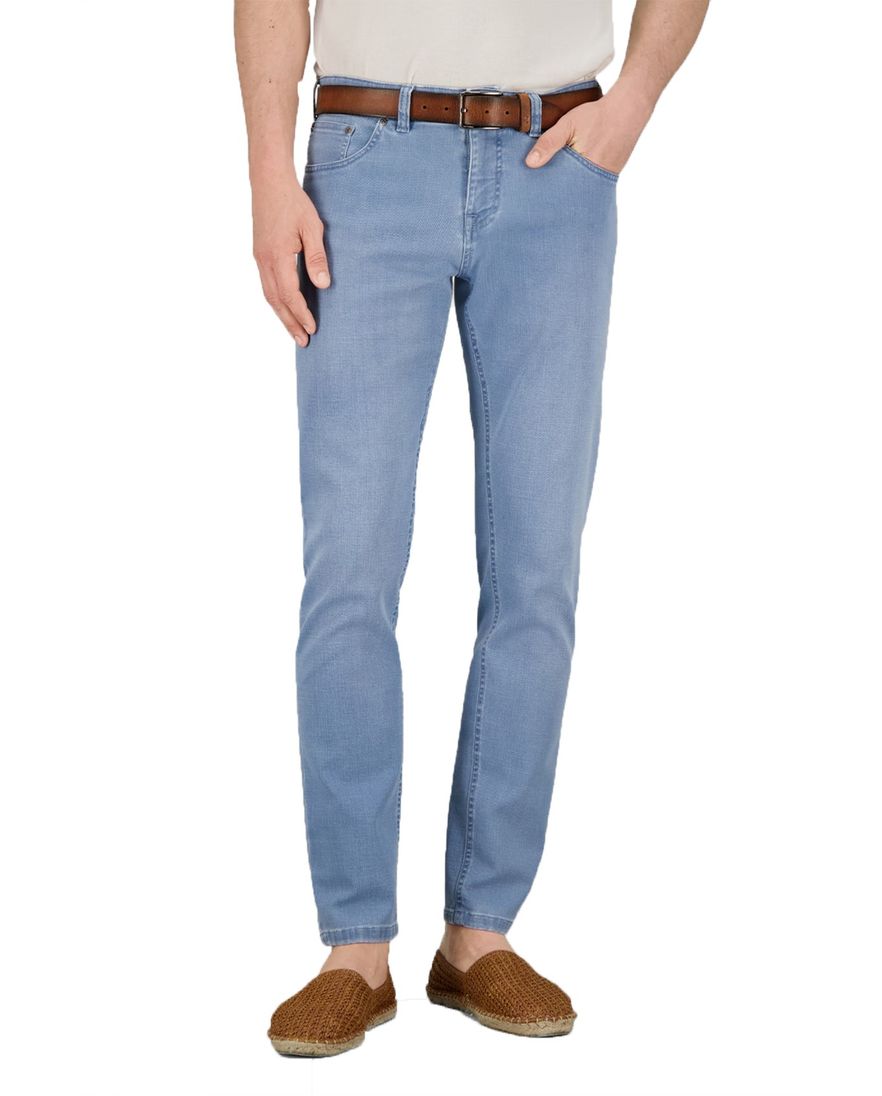 Gardeur Sandro jeans lichtblauw slim fit