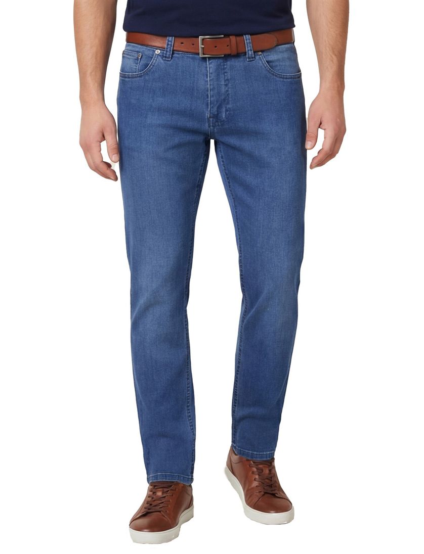 jeans Gardeur Sandro blauw 5-pocket