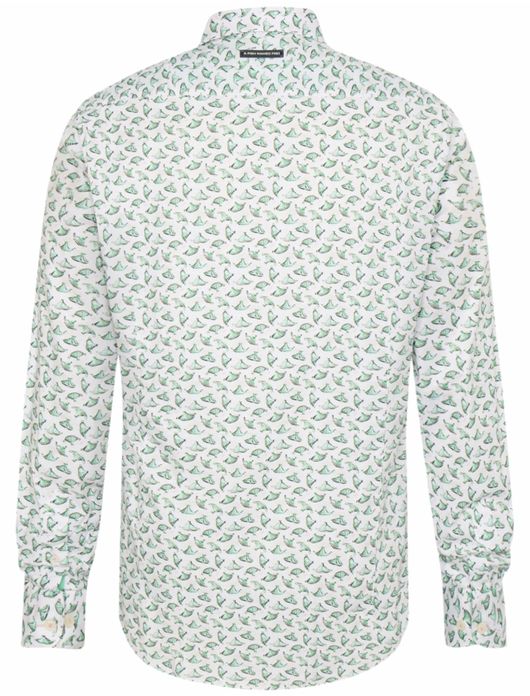 casual overhemd groen A Fish Named Fred