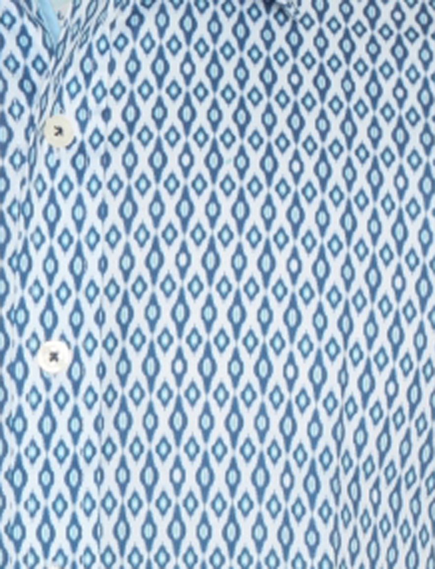 casual overhemd blauw A Fish Named Fred