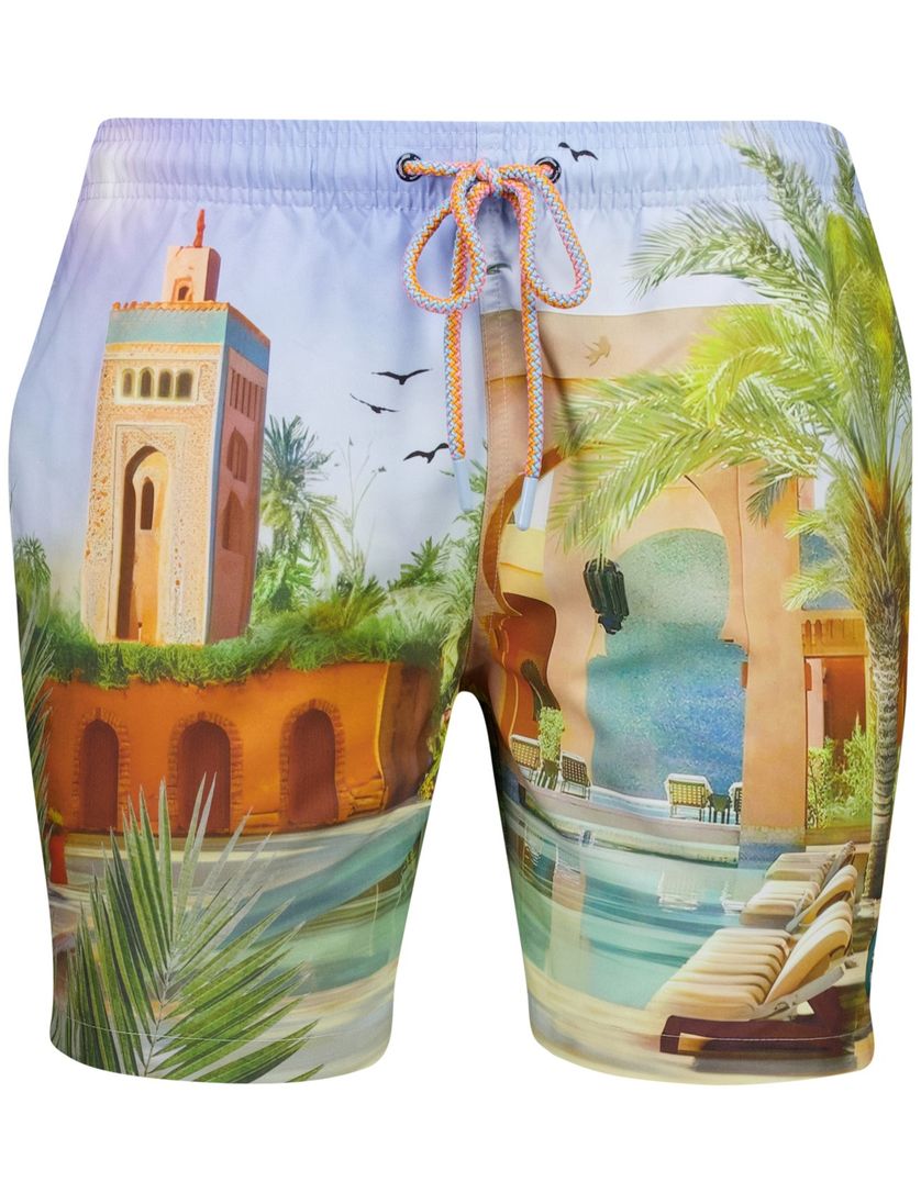 zwembroek A Fish Named Fred lichtblauw