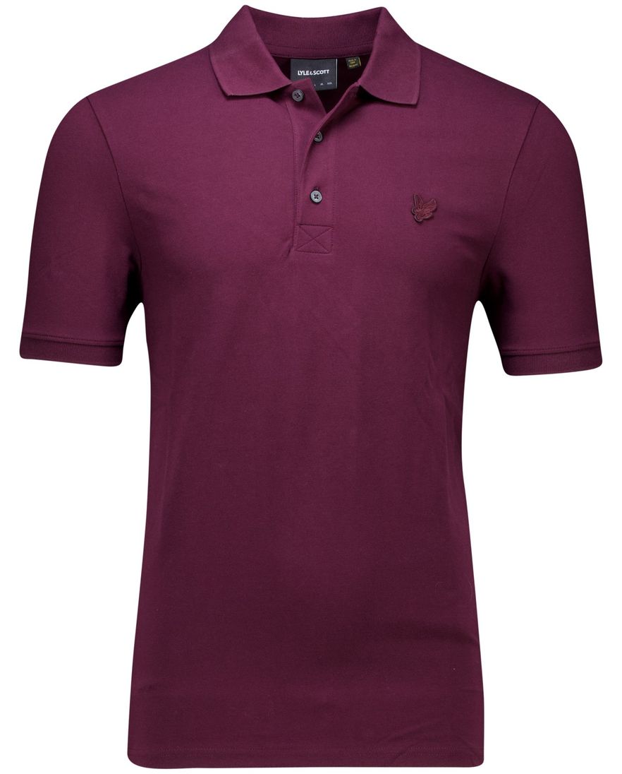 Lyle & Scott poloshirt korte mouw rood