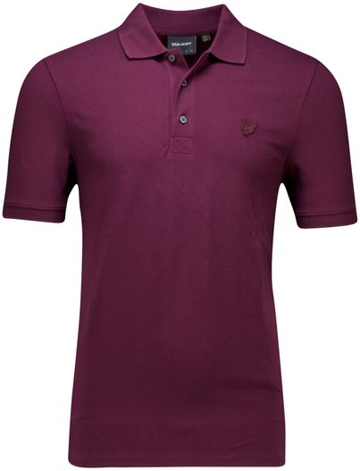 Lyle & Scott poloshirt korte mouw Lyle & Scott rood