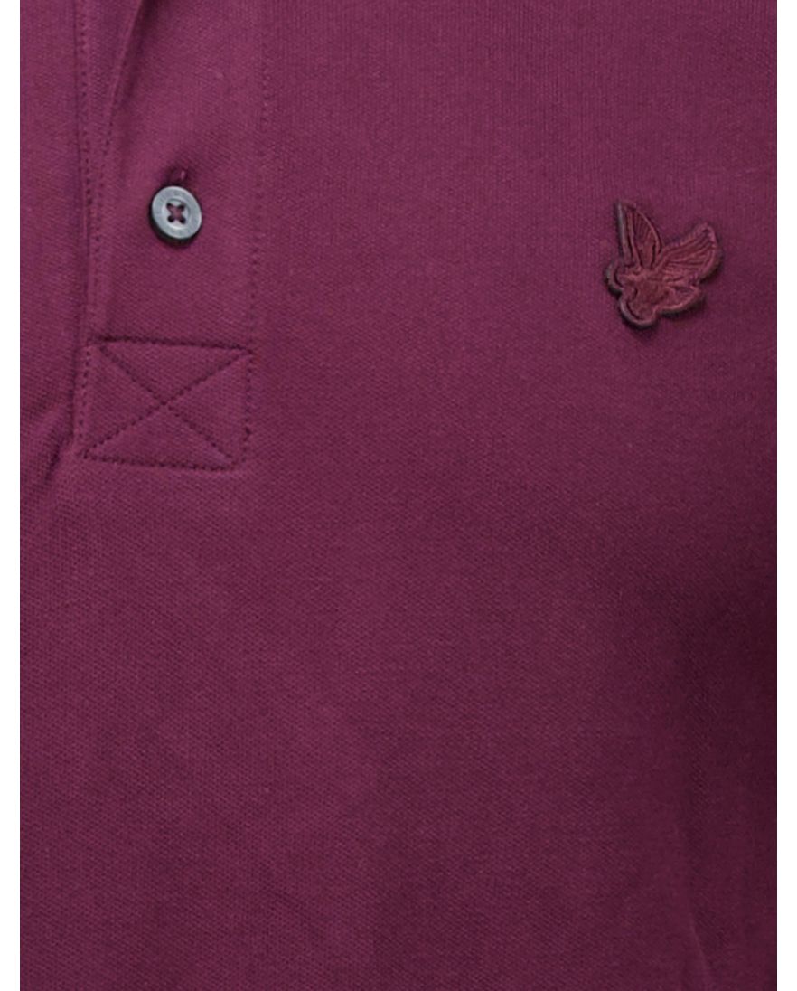 Lyle & Scott poloshirt korte mouw rood