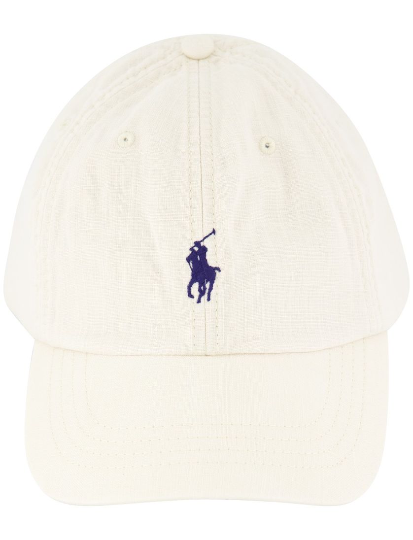 Polo Ralph Lauren cap crème blauw