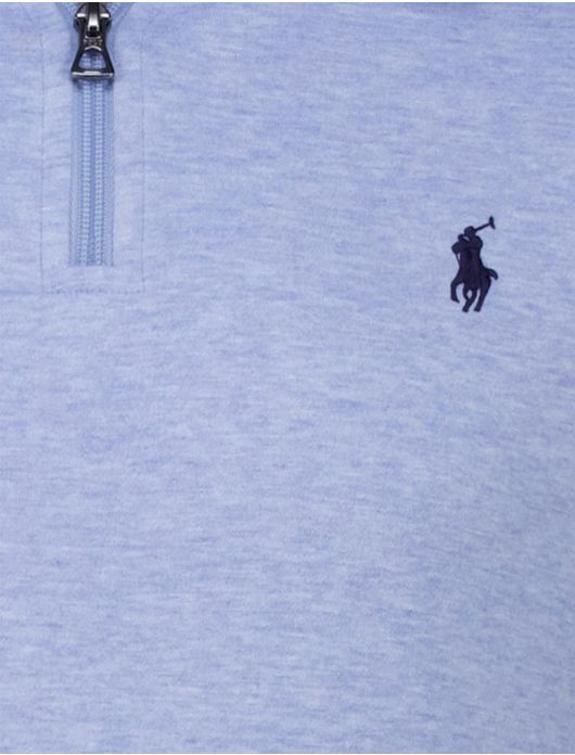 Polo Ralph Lauren half zip trui Lichtblauw