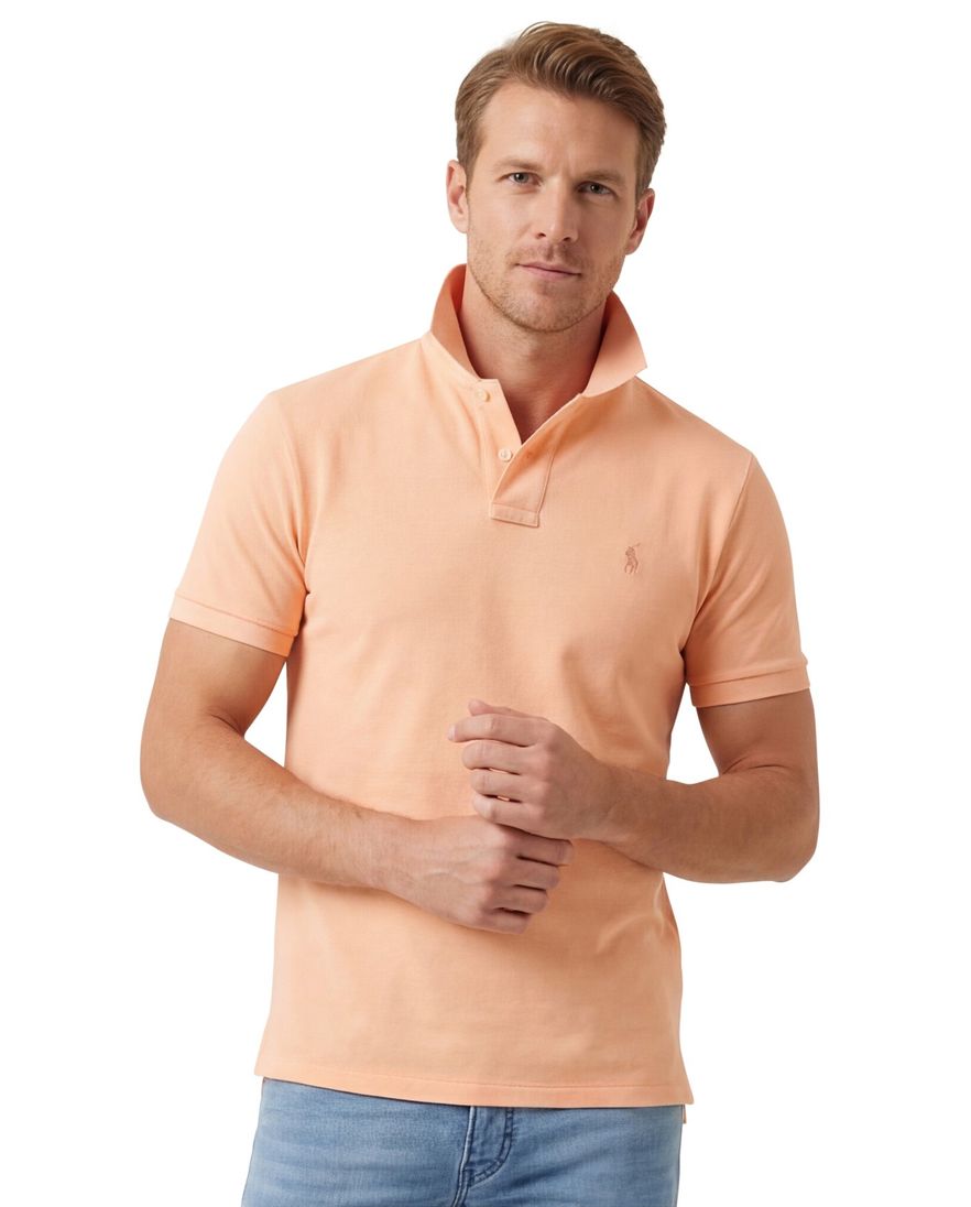 Polo Ralph Lauren polo oranje effen katoen