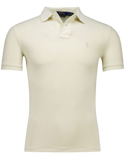 Polo Ralph Lauren Polo Ralph Lauren polo beige custom slim fit korte mouw