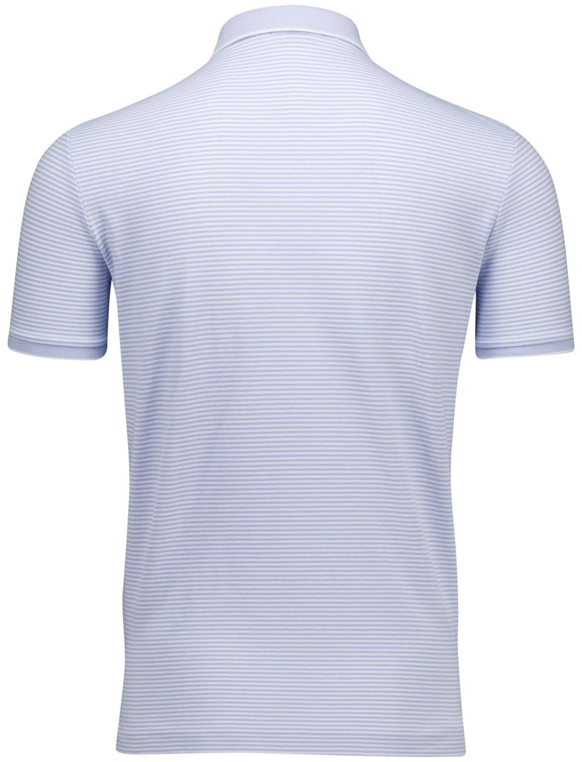 Polo Ralph Lauren polo lichtblauw gestreept katoen