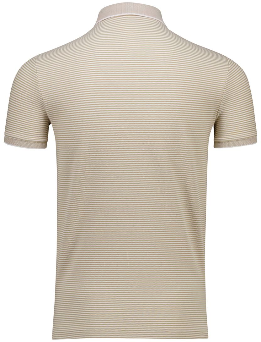 Polo Ralph Lauren beige polo gestreept stretch