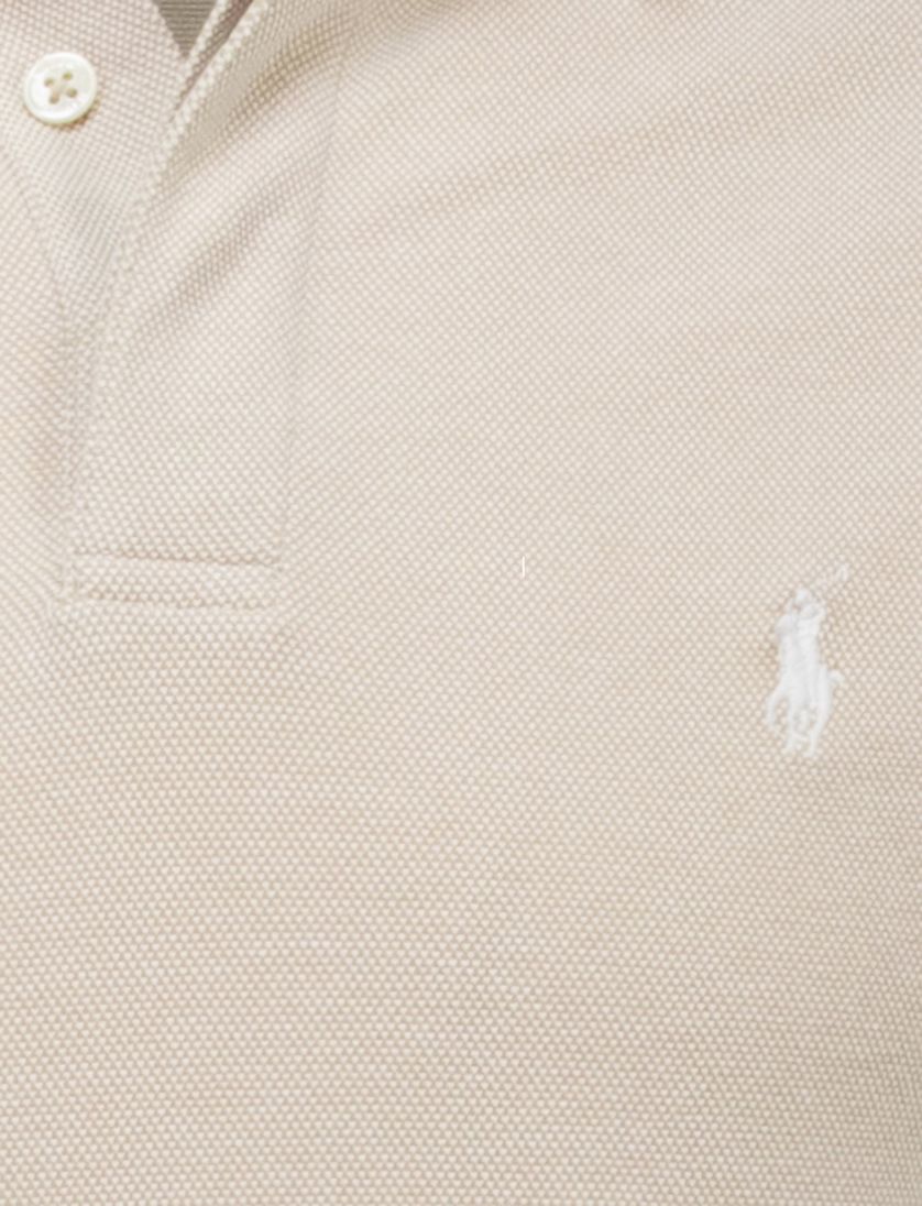 katoenen Polo Ralph Lauren polo effen beige