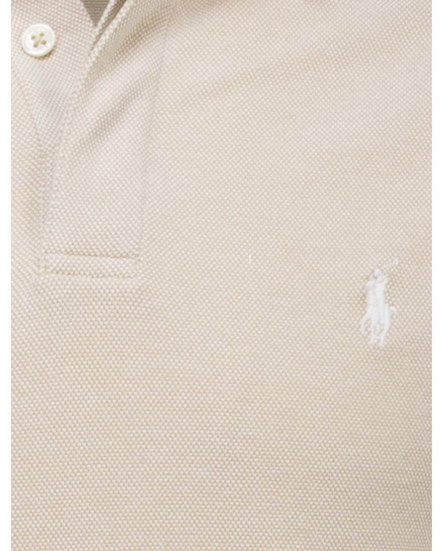 Polo Ralph Lauren polo beige effen normale fit