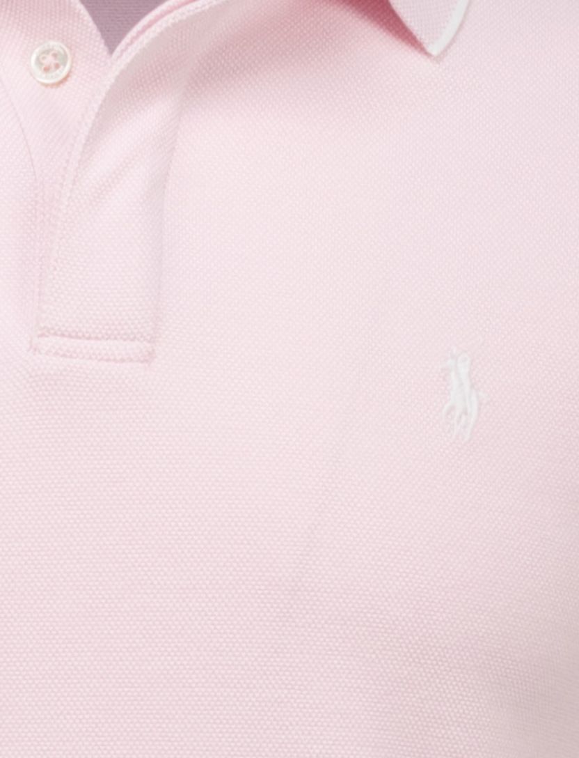 katoenen Polo Ralph Lauren polo effen roze