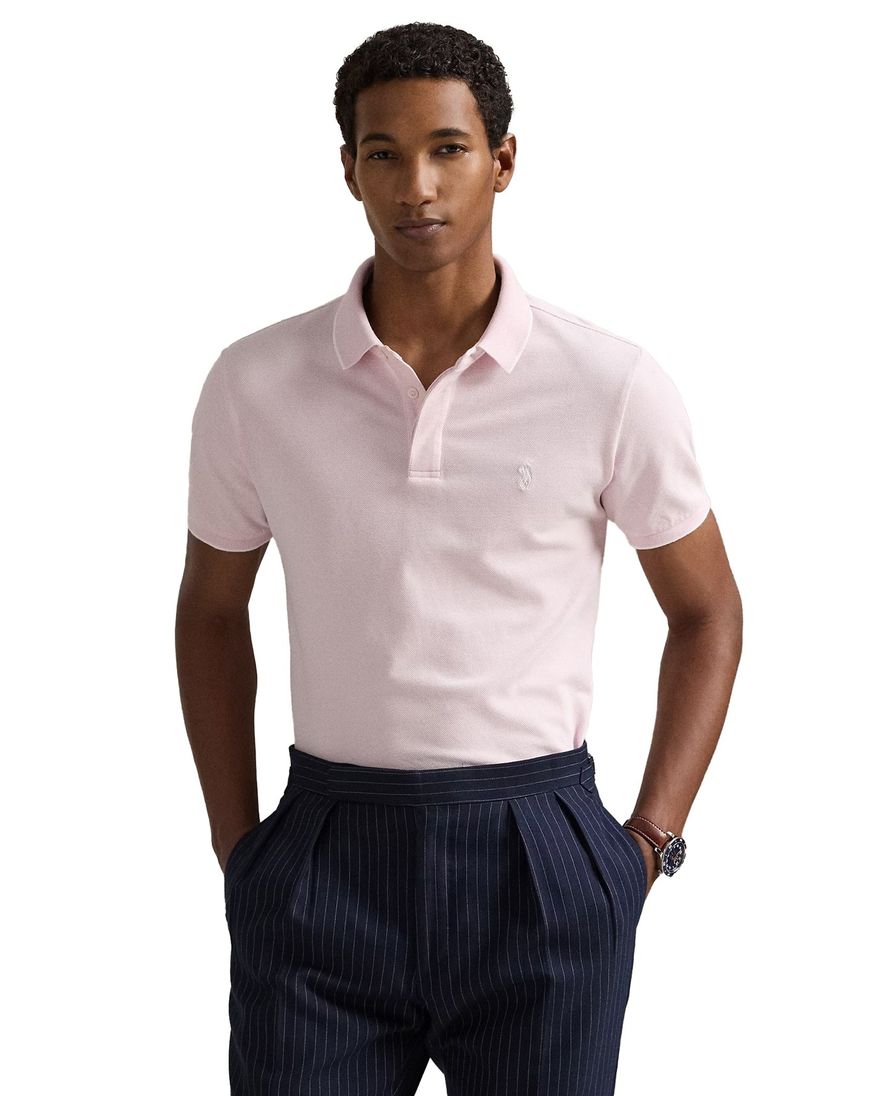 Polo Ralph Lauren roze polo normale fit katoen