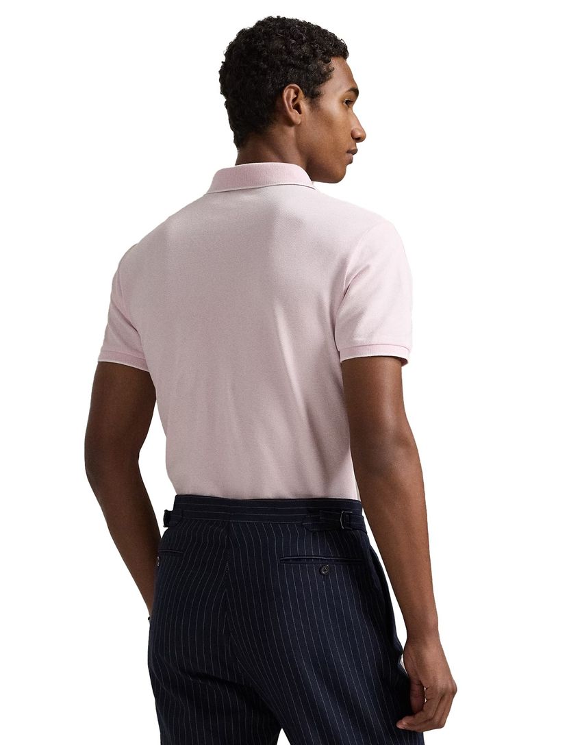 katoenen Polo Ralph Lauren polo effen roze