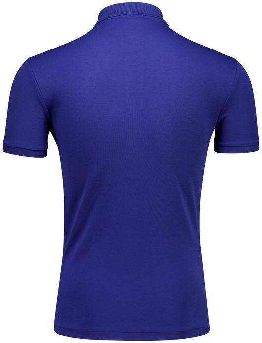 Polo Ralph Lauren custom slim fit polo kobaltblauw