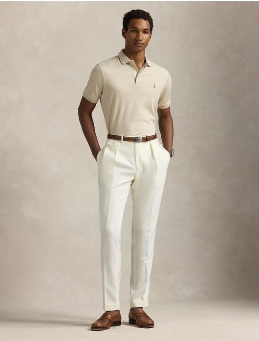Polo Ralph Lauren polo beige gemeleerd
