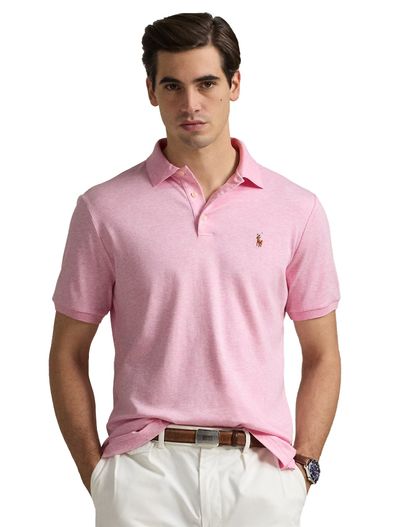 Polo Ralph Lauren roze Polo Ralph Lauren custom slim fit polo