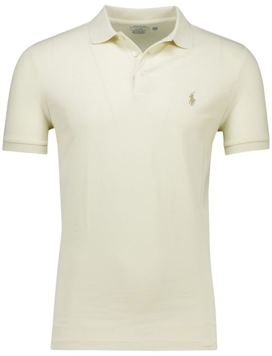 Polo Ralph Lauren polo creme custom slim fit