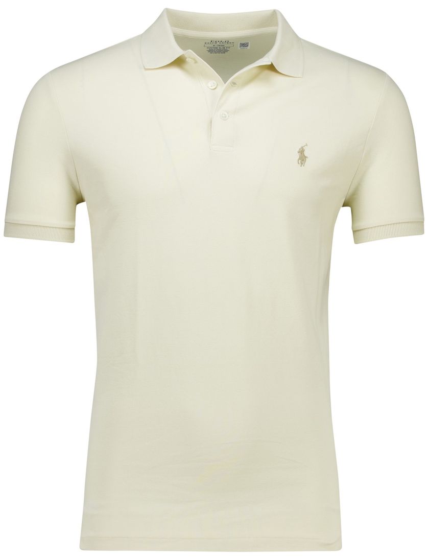Polo Ralph Lauren polo creme custom slim fit