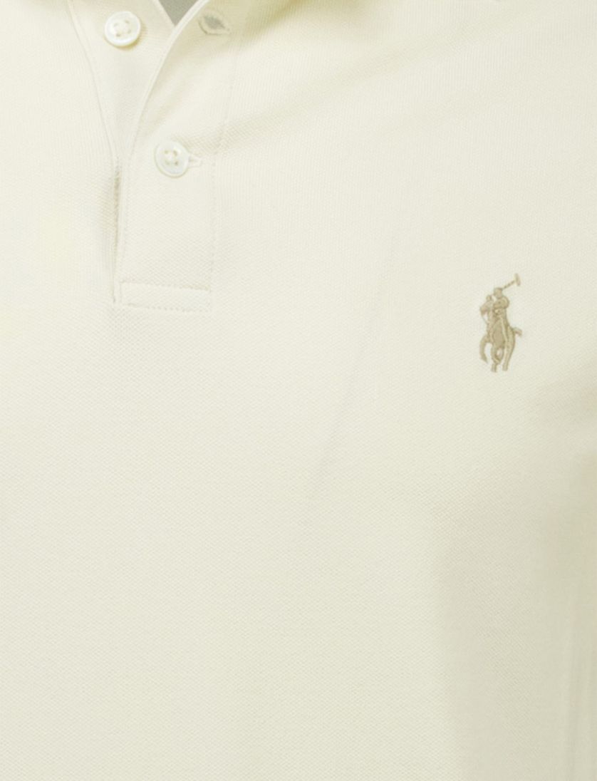 Polo Ralph Lauren polo creme custom slim fit